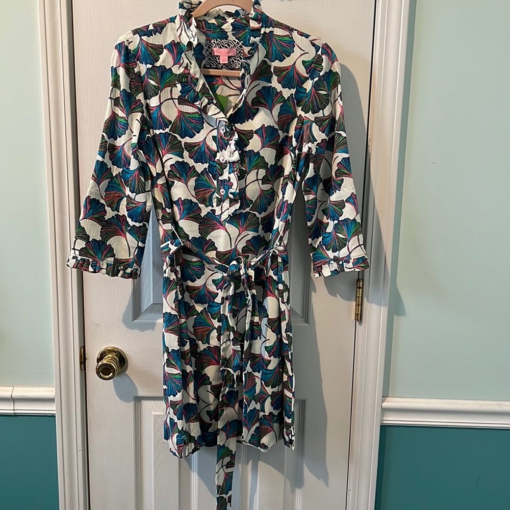 NWT Lilly Pulitzer Brinkley Print Shirtdress